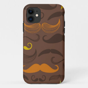 Schnurrbart-Muster, Retro-Stil 5 Case-Mate iPhone Hülle
