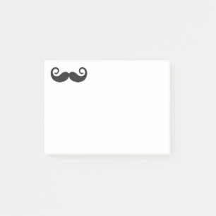 Schnurrbart-Notizblock Post-it Klebezettel