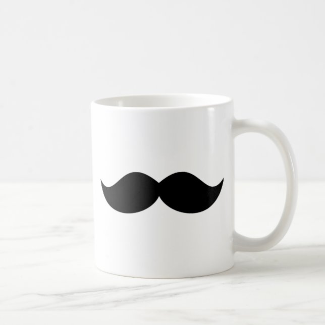 Schnurrbart oder Schnurrbart des VERSTECKS Tasse (Rechts)
