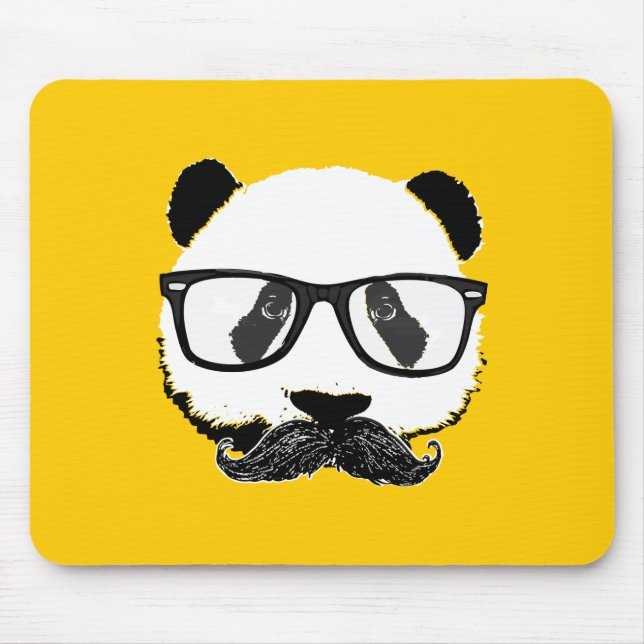 Schnurrbart Pandaz in DA-Disco Mousepad (Vorne)