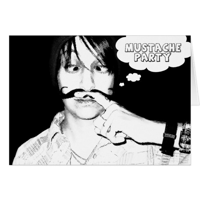 Schnurrbart-Party: Comicen (Vorderseite (Horizontal))