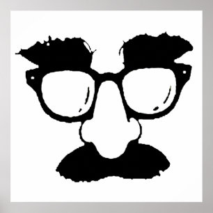 Schnurrbart - Plakat