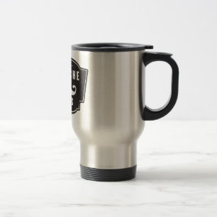 Schnurrbart-Reiter-Reise-Tasse Reisebecher