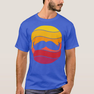 Schnurrbart Retro-Stil Vintage 9 T-Shirt