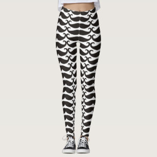 Schnurrbart/Schnurrbart/Schnurrbart + Ihr Name Leggings