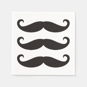 Schnurrbart/Schnurrbart/Schnurrbart + Ihre Ideen Serviette