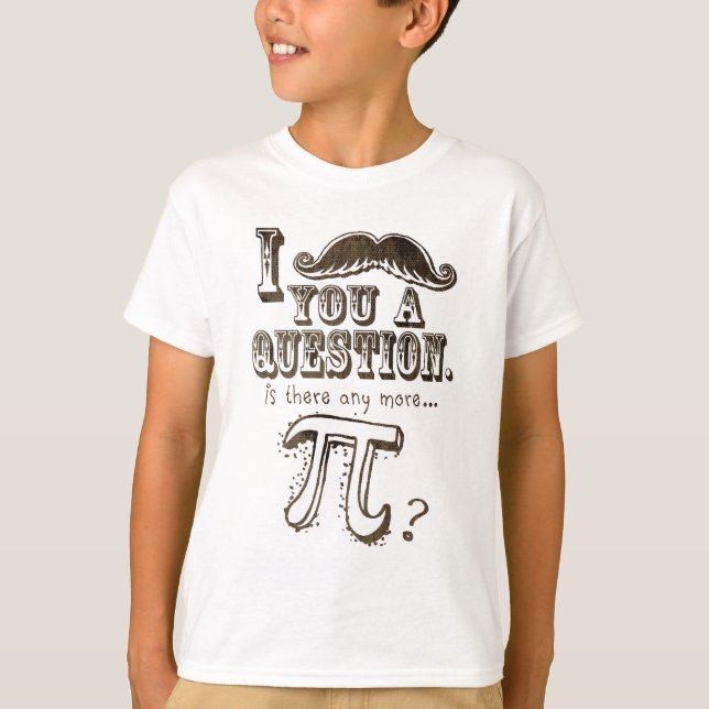 Schnurrbart Sie eine Frage, mehr PU T-Shirt (Vorderseite)