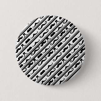 Schnurrbart-Streifen Button