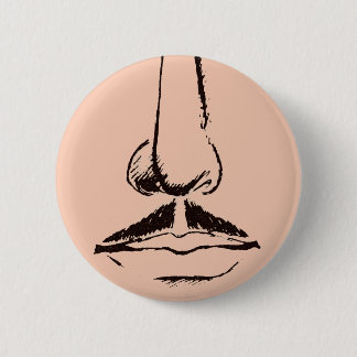 Schnurrbart-Surrealist-Pinback Button