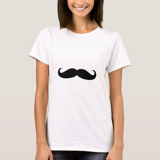 Schnurrbart T-Shirt (Vorderseite)