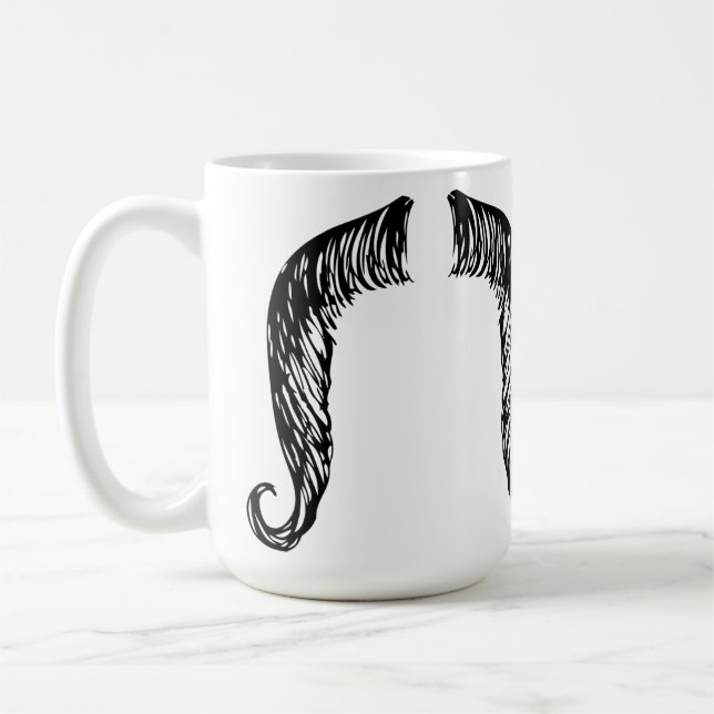 Schnurrbart Tasse (Links)