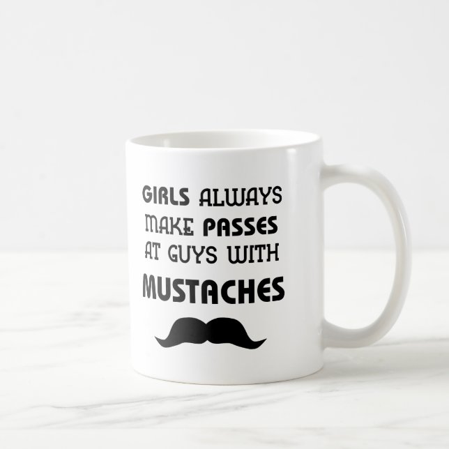 Schnurrbart Tasse (Rechts)