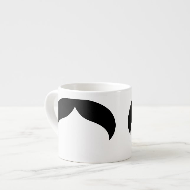 Schnurrbart-Tasse Espressotasse (Vorderseite Links)