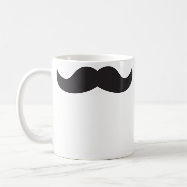 Schnurrbart-Tasse Kaffeetasse (Links)