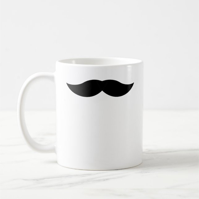 Schnurrbart-Tasse Kaffeetasse (Links)
