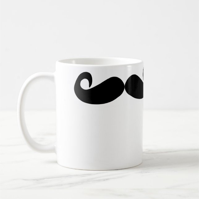 Schnurrbart-Tasse Tasse (Links)