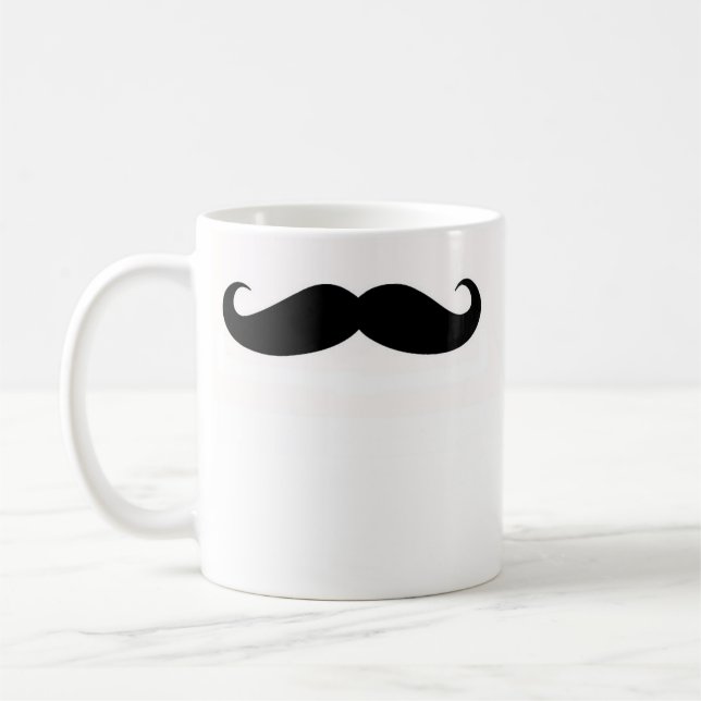 Schnurrbart-Tasse Tasse (Links)
