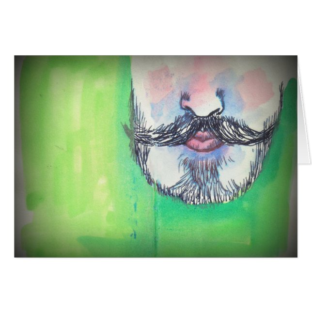 Schnurrbart und Spitzbart (Vorderseite (Horizontal))