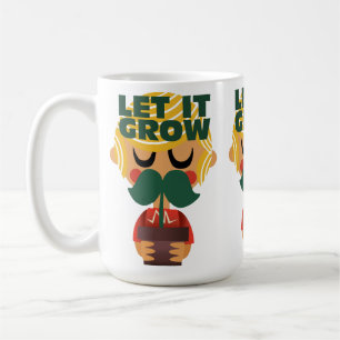 Schnurrbart-Wachstumsabenteuer Kaffeetasse