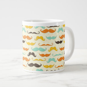 Schnurrbartmuster 3 Jumbo-Tasse