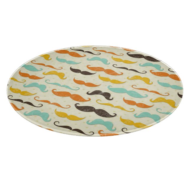 Schnurrbartmuster 3 schneidebrett (Ecke)