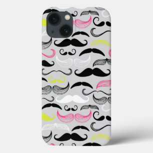 Schnurrbartmuster, Retro Art Case-Mate iPhone Hülle