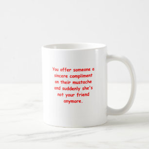 Schnurrbartwitz Tasse