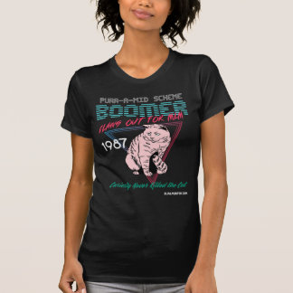 Schnurren-ein-Mittlerer Entwurf-ausgewachsener T-Shirt