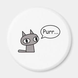 Schnurrende Katze Magnet