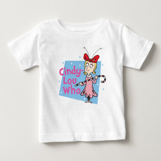 Schnürsenkel | Cindy-Lou Who - Candy Cane Baby T-shirt (Vorderseite)