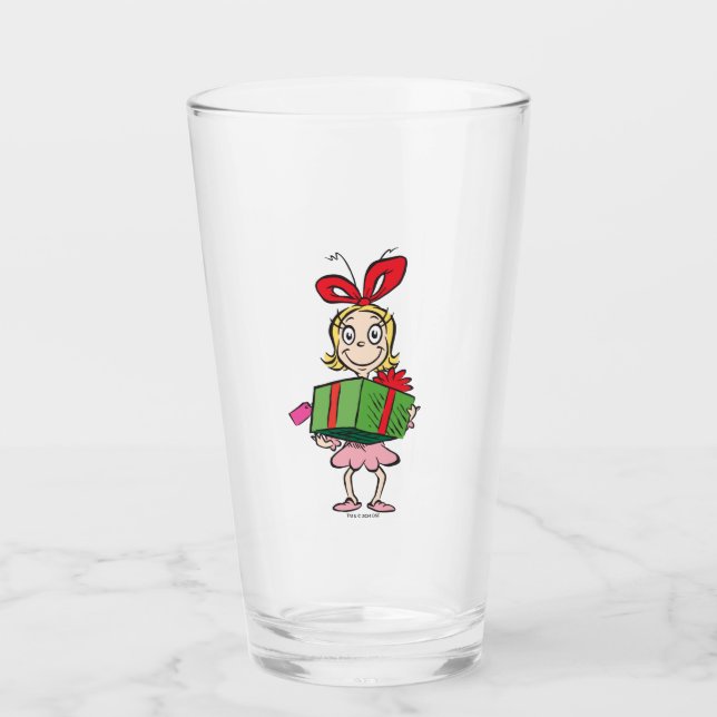 Schnürsenkel | Cindy-Lou Who - Holding Present Glas (Vorderseite)