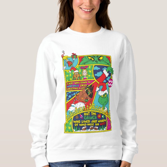 Schnürsenkel | Comic Graphic Sweatshirt (Vorderseite)