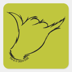 Schnürsenkel   Der T - Shirt der Gemeinen Maschine Quadratischer Aufkleber