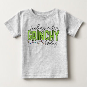 Schnürsenkel   Gefühl Extra grinchy Heute 2 Baby T-shirt