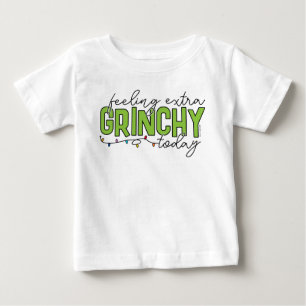 Schnürsenkel   Gefühl Extra grinchy Heute 2 Baby T-shirt
