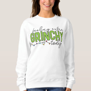 Schnürsenkel   Gefühl Extra grinchy Heute 2 Sweatshirt