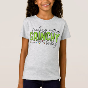 Schnürsenkel   Gefühl Extra grinchy Heute 2 T-Shirt