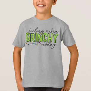 Schnürsenkel   Gefühl Extra grinchy Heute 2 T-Shirt