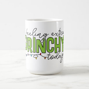 Schnürsenkel   Gefühl Extra Grinchy Heute 4 Kaffeetasse