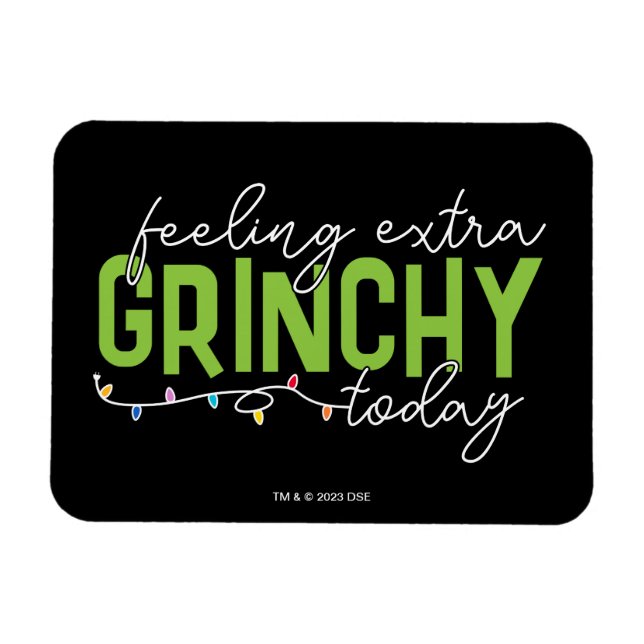 Schnürsenkel | Gefühl Extra Grinchy heute Magnet (Horizontal)