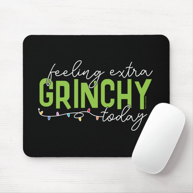 Schnürsenkel | Gefühl Extra Grinchy heute Mousepad (Mit Mouse)