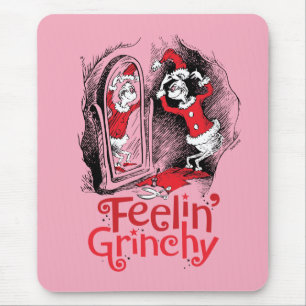Schnürsenkel   Gefühl Grinchy Mousepad