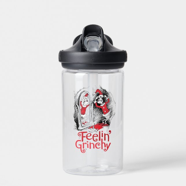 Schnürsenkel | Gefühl Grinchy Trinkflasche (Vorne)