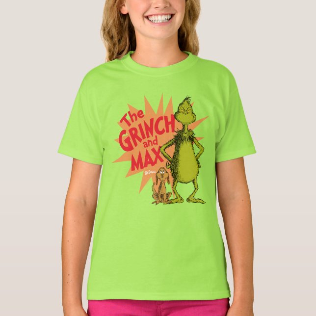 Schnürsenkel | Grinch & Max Sternexplosion T-Shirt (Vorderseite)