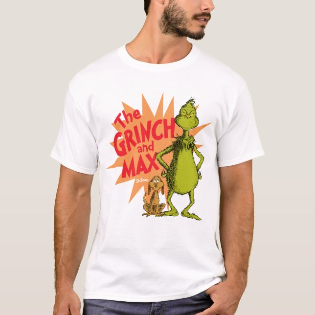 Schnürsenkel | Grinch & Max Sternexplosion T-Shirt (Vorderseite)