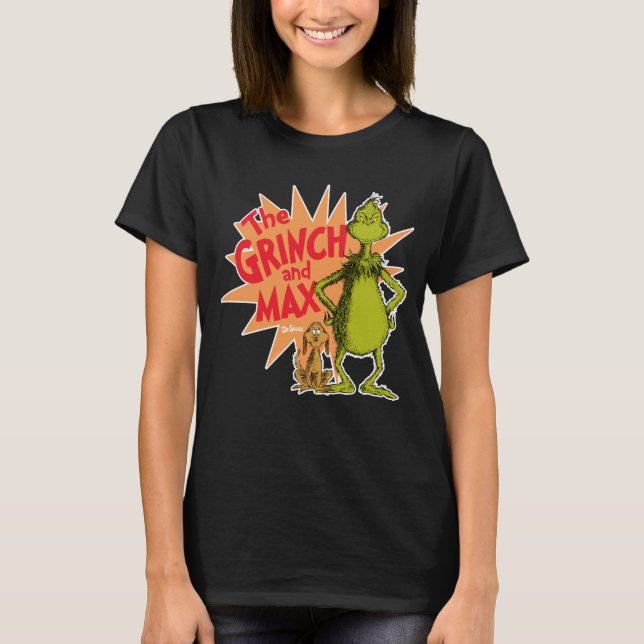 Schnürsenkel | Grinch & Max Sternexplosion T-Shirt (Vorderseite)