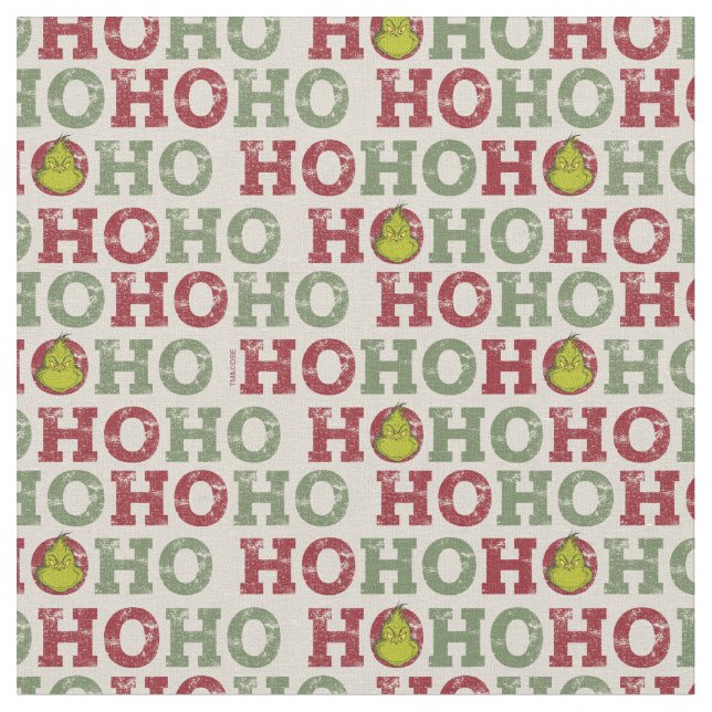 Schnürsenkel | Ho Ho Ho Muster Stoff (Nahaufnahme)