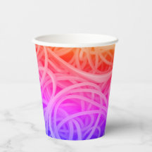 Schnürsenkel im Hippy-Chic 8oz Hot/Cold Paper Cup