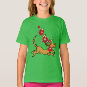Schnürsenkel Max Christmas Pointsettia T-Shirt