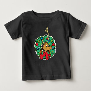 Schnürsenkel Max Christmas Wreath Baby T-shirt